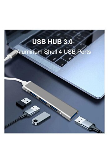 Favors Type-c To Usb Hub 4 Port Çoklayıcı Macbook Ile Uyumlu Çoğaltıcı Type C To Usb Converter Hub