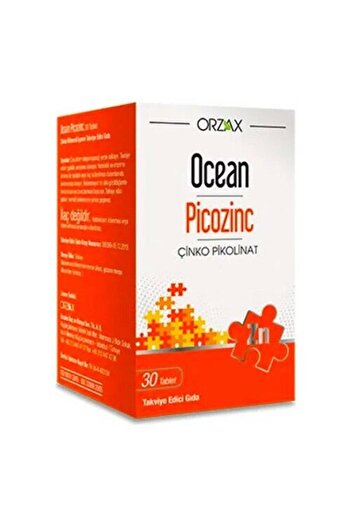 Ocean Picozinc - 30 Tablets Food Supplement