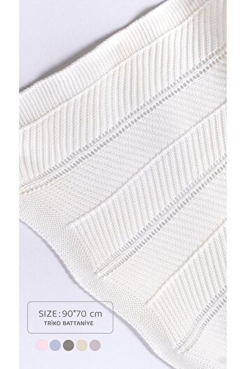 FURKYY Striped Knitwear Blanket - Newborn