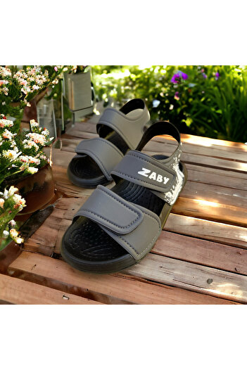 mustey Boys' Sandals - Soft Sole and Velcro Design