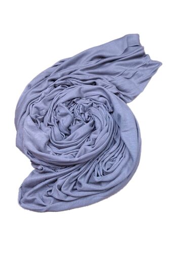 Han Ticarethane Comfortable Cut Gray Combed Shawl