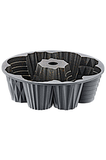 OMS 3519 Model - 16 Piece Bio Granite Full Dowry Set, Anthracite Body - Gold Detailed