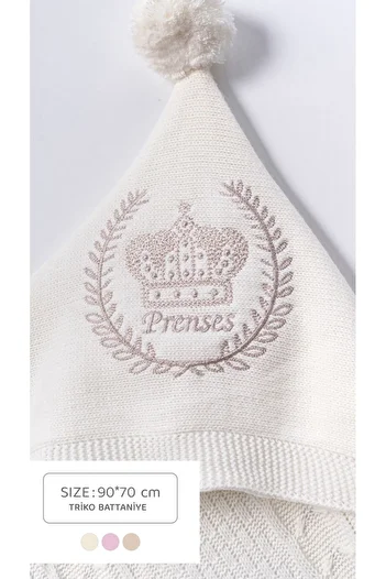 FURKYY Girl's Knitwear Blanket - Newborn Model