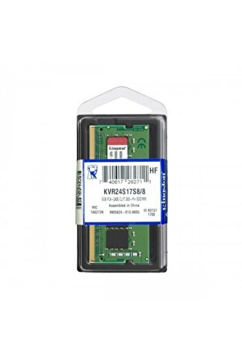Kingston Kingston Kvr24S17S8-8 8Gb Ddr4 2400 Mhz Notebook Ram