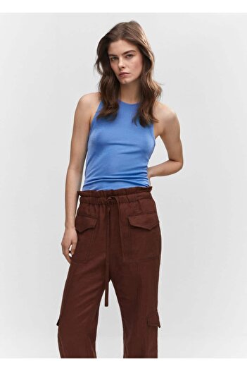MANGO Woman Suspender Blouse