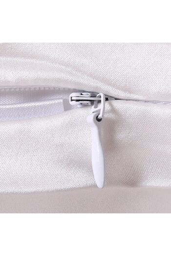 Tinybabyconcept 100% Silk Cotton Satin Pillow Case White Color 50x70cm