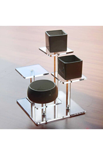 Choice 4 Layers Transparent Removable Acrylic Display Stand Square Holder Rack Garage Kit Blind Box Disp...