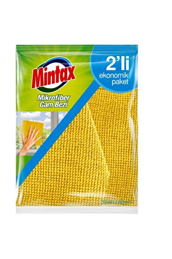 Mintax 2 Pieces of Microfiber Glass Cloth Set of 2