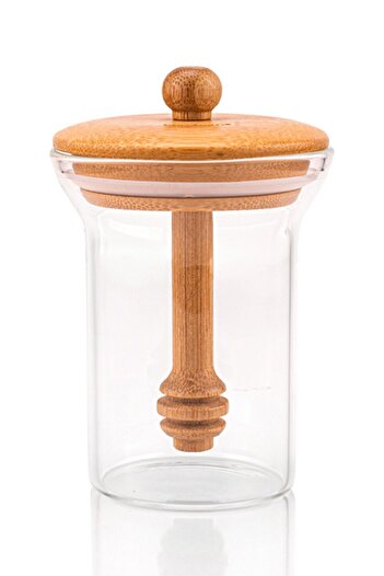 Bambum Bee - Glass Storage Container with Honey Spoon
