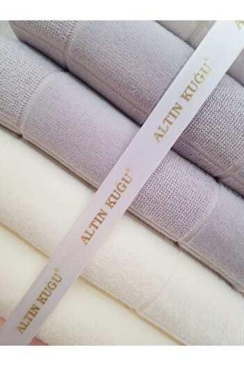 Özdilek Ramona Towel 8 pcs- Pink White Gray Cream
