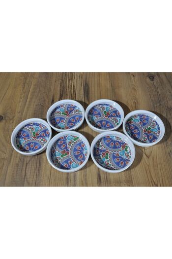 YANPA TİCARET Zen 6-Piece Melamine Snack and Tea Plate - Yanpa Ticaret