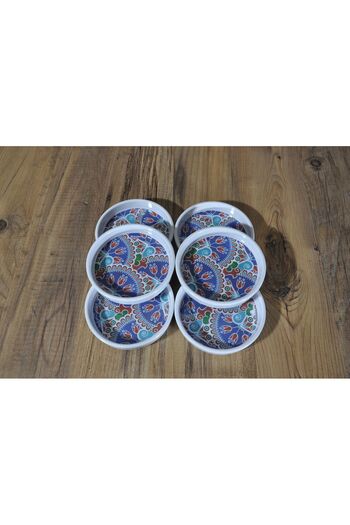 YANPA TİCARET Zen 6-Piece Melamine Snack and Tea Plate - Yanpa Ticaret