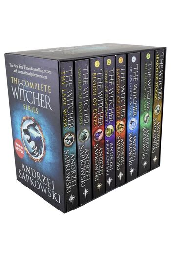 Kolektif Kitap Witcher Boxed Set - The Last Wish, Sword Of Destiny, Blood Of Elves, Time Of Contempt, Baptism Of Geralt