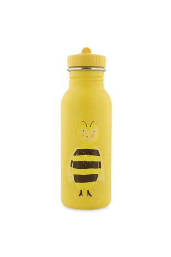 Trixie Mrs. Bumblebee 500ml Stainless Steel Water Bottle - Water Flask Without Straw - Water Bottle Without Straw