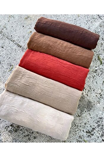 HAR-UM Ticaret Hijab Women's Bamboo Scarf Shawl Model-Set of 5