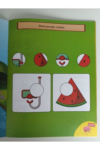 yeti kitap 2-4 Yaş Zeka Geliştirici Aktivite Seti