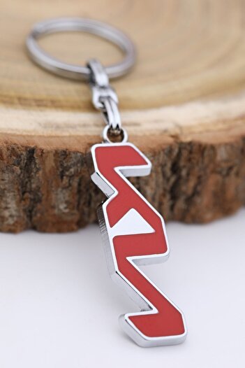 GARDENAUTO New Kia Key Chain Enameled Metal Automobile Key Ring Chrome Plated