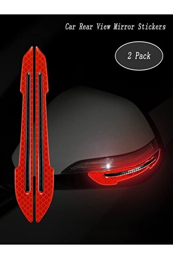 GARDENAUTO Reflective Sticker For 2 Mirrors Searchlight Sticking Auto Accessory