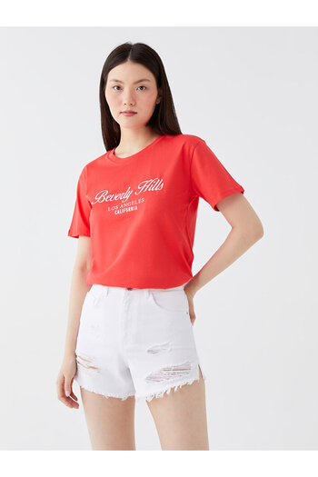 LC Waikiki Ripped Detailed Standard Fit Women's Jean Shorts