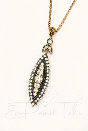 Esra Pamir Diamond Mounted Shuttle Necklace
