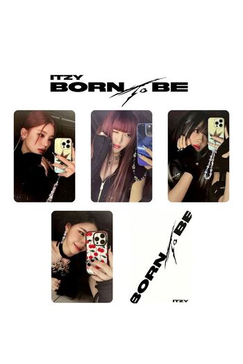 Kpop Dünyasi ITZY '' Born to Be '' Photocards Set V2