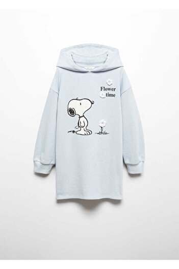 MANGO Kids Snoopy Sweatshirt Elbise