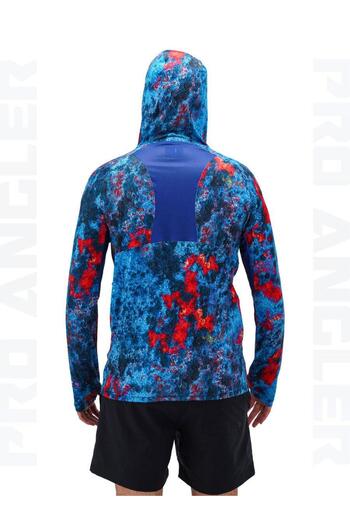 Fujin Pro Angler S24 - Buff & Hoodie Κόκκινο Reef XL