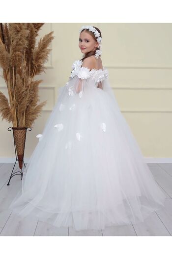 Kids GIRL'S Graduation GOWN, CROWN, GLOVES