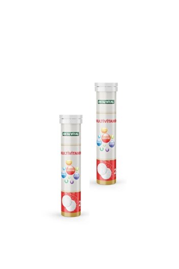 Aksu Vital Multivitamin Effervescent 20 Tablets X 2 Pieces