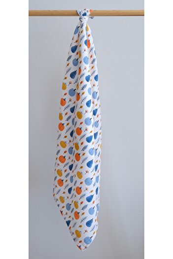 runbaby 75x75 CM Cotton 3-Piece Muslin Blanket Set - 3 PCS