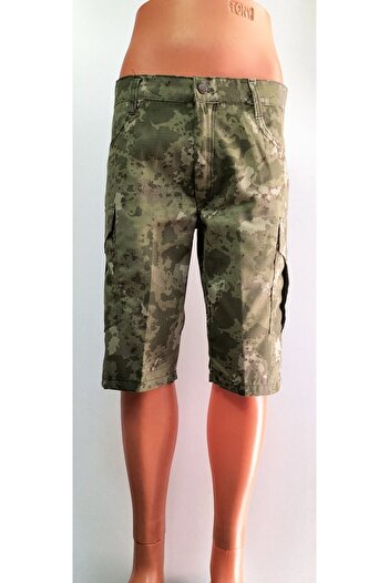 BeyzDenim k.Cavettes camouflage plus size shorts capris below the knee pants water repellent