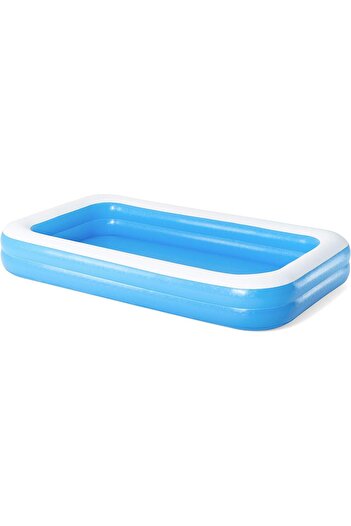 BESTWAY 1026034xxx20 54150 Aile Havuzu, Çocuklar Için Şişme Havuz, Şişirilebilir, Mavi, 305 X 183 X