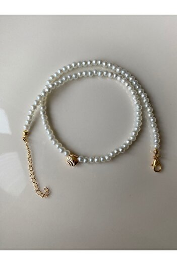 Stoneday Gold Seashell Pendant Design Pearl Necklace