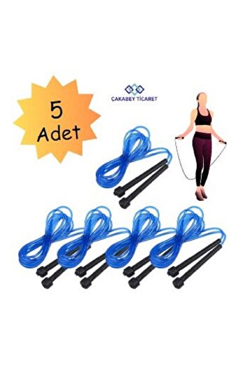 ÇAKABEY Pvc 5 Pcs Color Options Length Adjustable Jump Rope