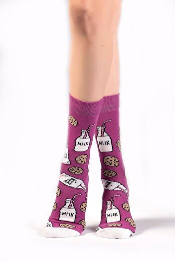 Ozzy Socks Млечни шарени чорапи