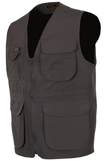 Modarar Linen Men's Vest - Regular Cut RAR01209 Hunting Vest
