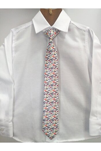 GallanD Digital Printed Fabric Tied Vibrant Color Patterned Unisex Special Day Birthday Wedding Children's Tie