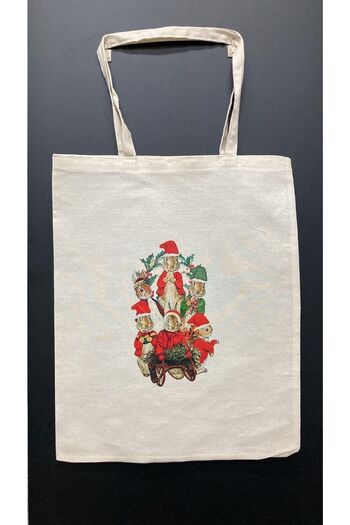 Purple Adv Peter Rabbit New Year Cloth Bag