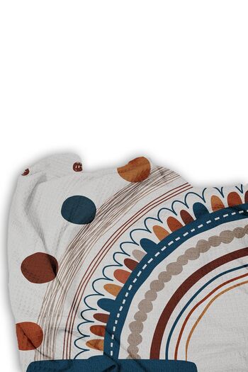 Bebişim Halı Rainbow Patterned Single Pique (With Pillow Case)
