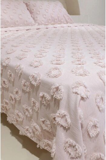 Tly Home Textiles Tly Bedspread with Pompom