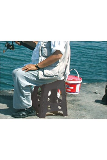 KıtayGroup Çok Amaçlı Taşınabilir Katlanır Tabure Sandalye Kt02 36x33x30cm