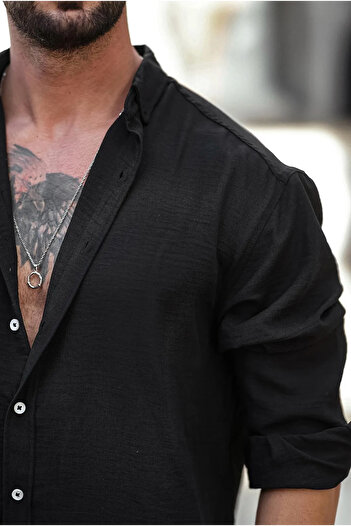 çerme Summer Linen Shirt - Long Sleeve