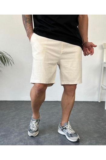 çerme Men's Linen Shorts - Comfortable Design