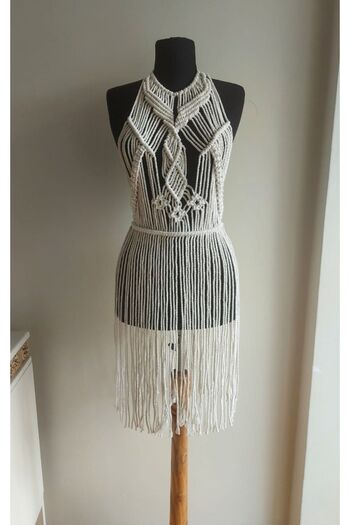 Master hand Macrame Beach Dress - Beach Festival Pareo