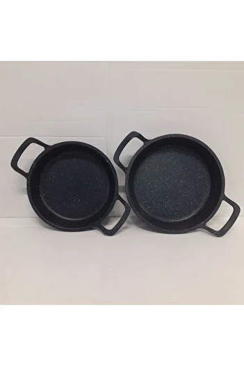 gülsan 20-22 cm Cast Iron Granite Sahan Set of 2