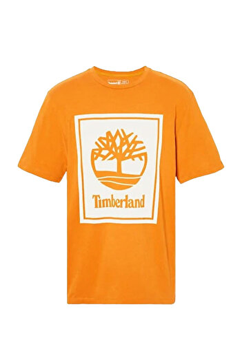 Timberland Ανδρικό μπλουζάκι - Ss Front Stack Logo Tee - TB0A6CBT