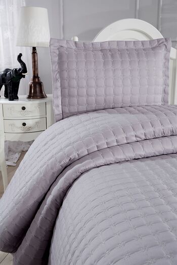 Çeyiz Diyarı Meltem Single Bedspread Gray