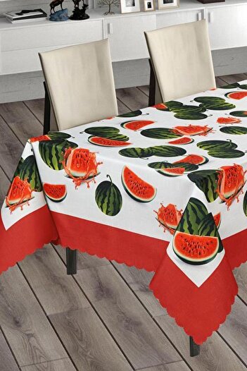 Çeyiz Diyarı Punnet Kitchen And Garden Round Tablecloth 140 Cm