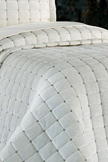 Çeyiz Diyarı Çeyizdiyari Laila Single Bedspread Cream