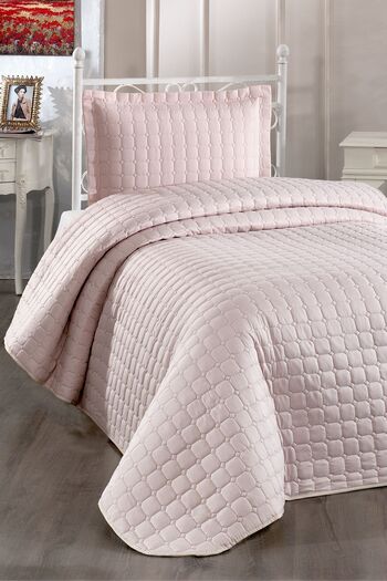 Çeyiz Diyarı Estiva Single Bedspread Cappucino
